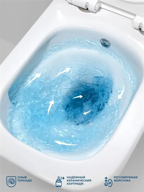 Подвесной унитаз BelBagno Kraft BB7106CH-TOR-BS