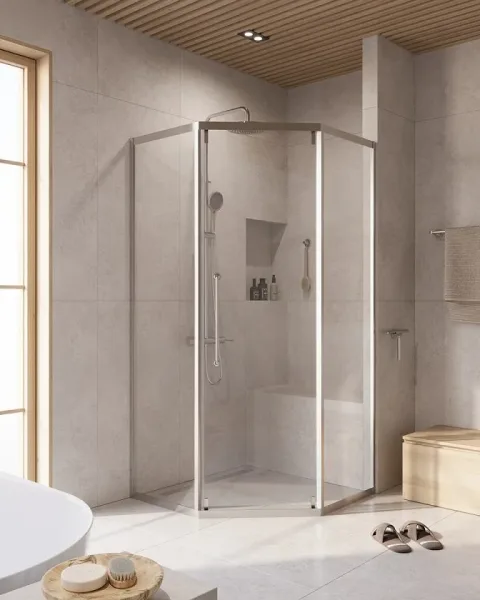 Душевой уголок Cezares Relax 304-P-1 100×100
