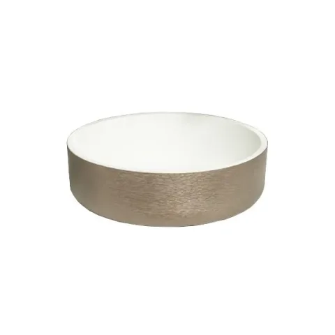 Раковина NeoArt Corian 42 White/Silver BOHEME