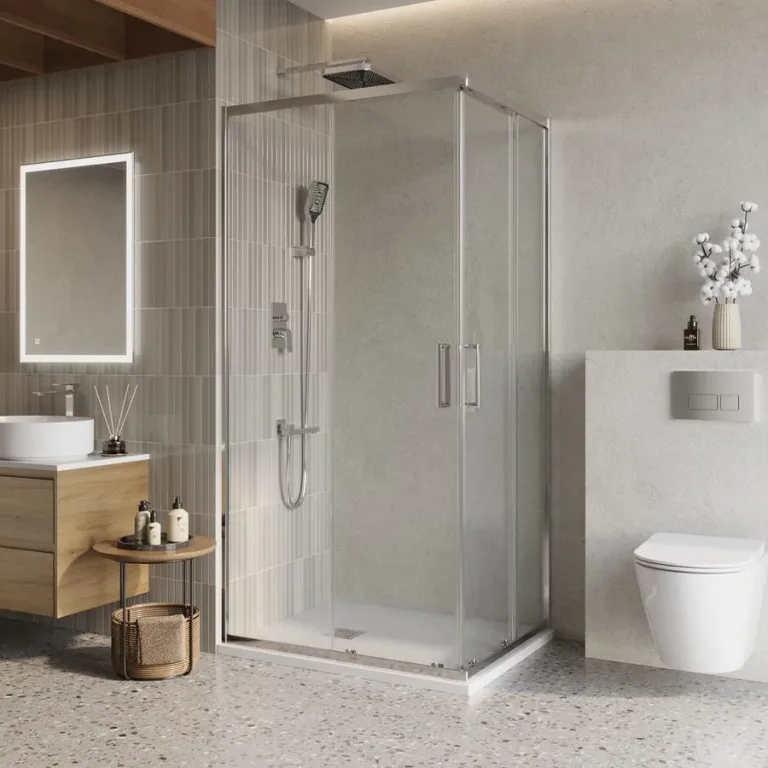 Душевой уголок BelBagno Luce AH-2 100×80