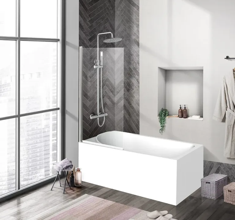 Шторка на ванну BelBagno Uno V-1 80×150