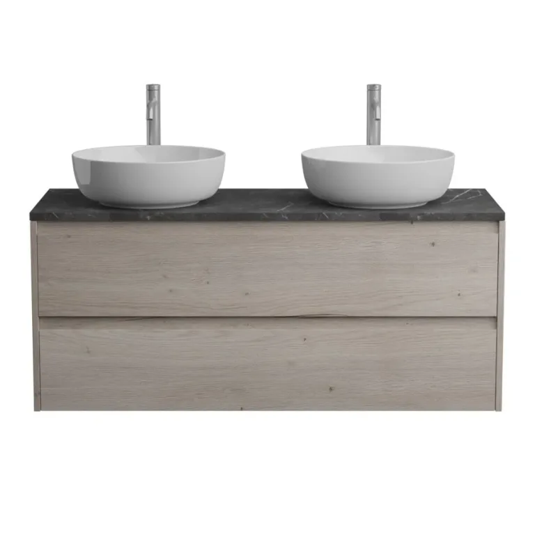 Тумба Kraft 120 со столешницей (KRAFT-1200-2C-SO-2-RGB+KEP-120-2-MNO) BelBagno