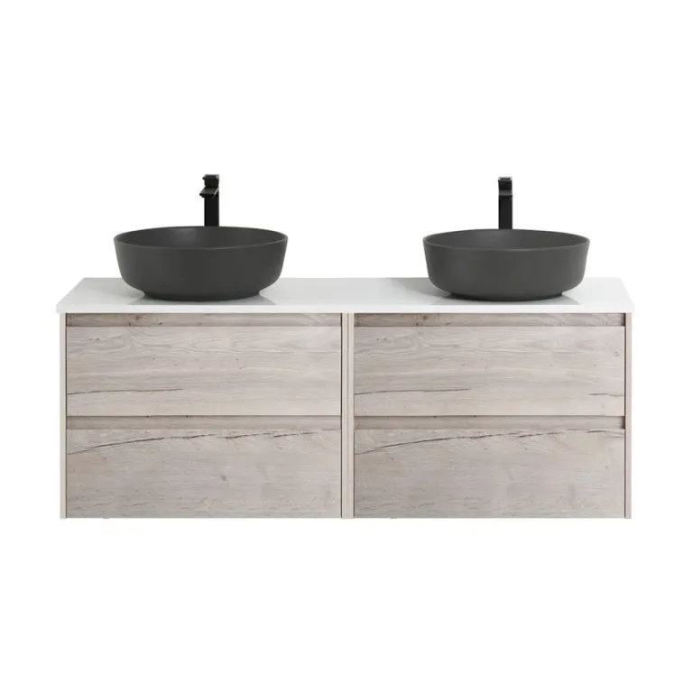Тумба Kraft 120 со столешницей (KRAFT-600-2C-SO-RGB+EK-120-2-BL) BelBagno