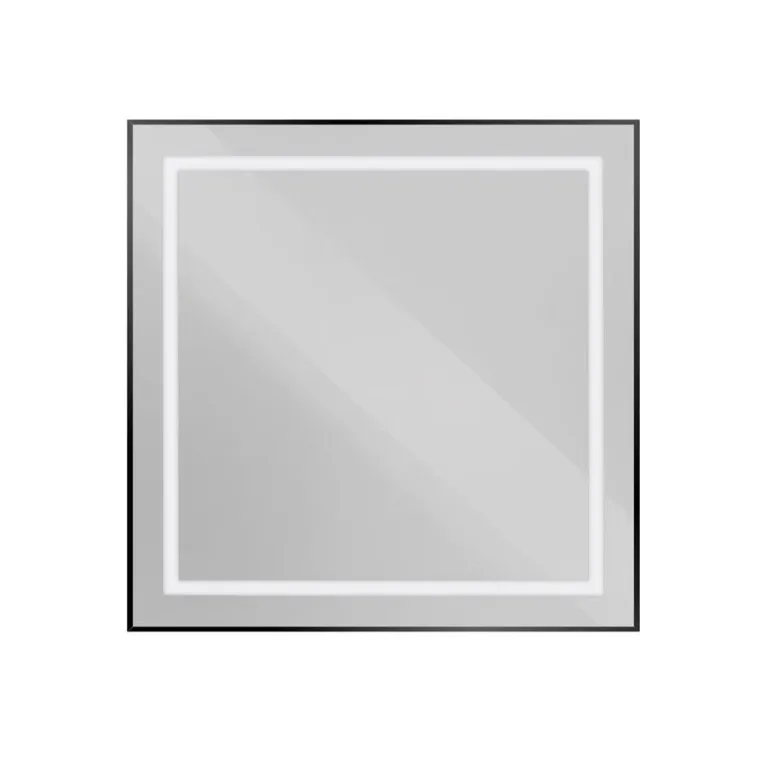 Зеркало Kraft, подвесная, SPC-SENS (SPC-KRAFT-800-800-SENS-NERO) BelBagno