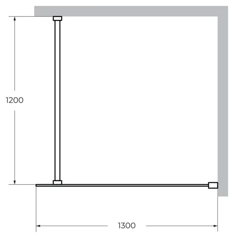 Душевая перегородка Cezares Liberta L-1 130×120