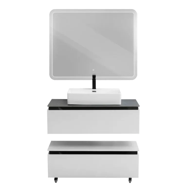Тумба Slider 100 со столешницей, высота 62,4 см Cezares