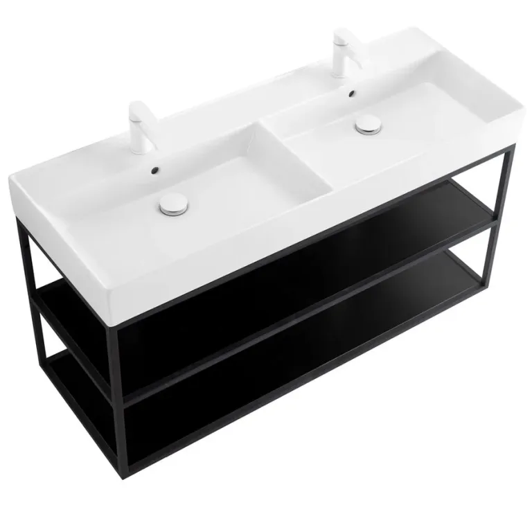 Консоль Cadro 120, подвесная, MENS-BIANCO (CADRO-120-MENS-BIANCO+CADRO-120/46/58-2C-SO-MET-ST+CZR-MIL-120-2-LVB) Cezares