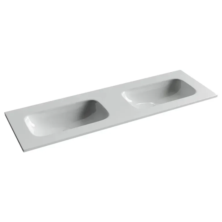 Раковина Grace 141 с двумя чашами без отверстия под смеситель Ceramica Nova