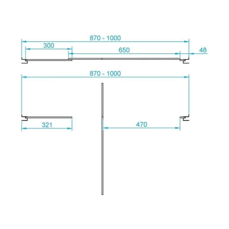 Дверь в нишу RGW Passage PA-02 NEW 90×185
