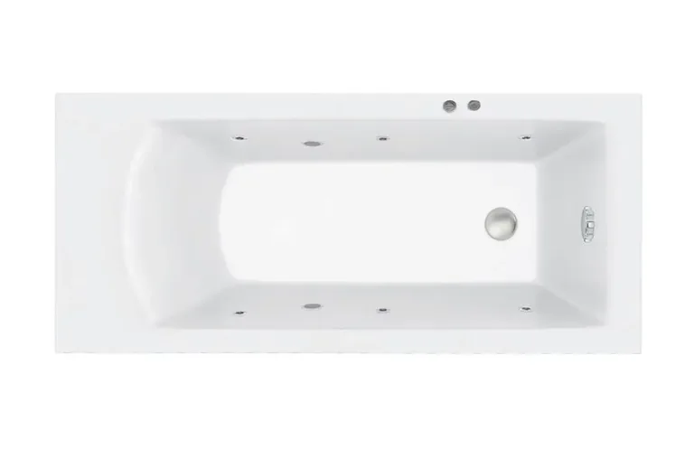 Акриловая ванна C-BATH Selena Fitness 180×80, гидромассаж