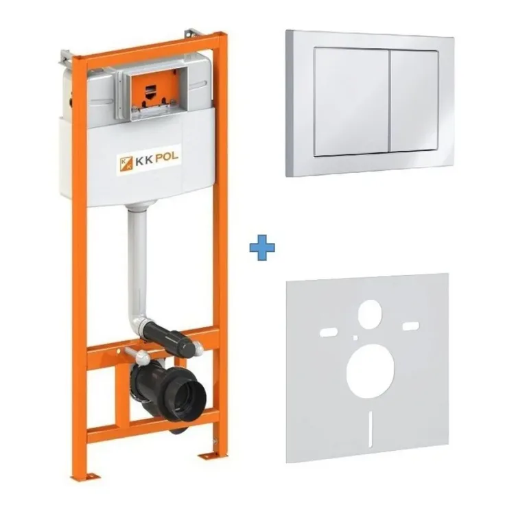 Инсталляция KK-POL Standard 350/ZPW/425-055-S0 с кнопкой смыва M05