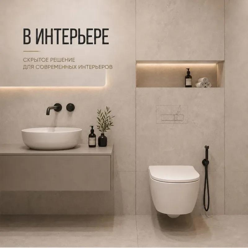 В интерьере